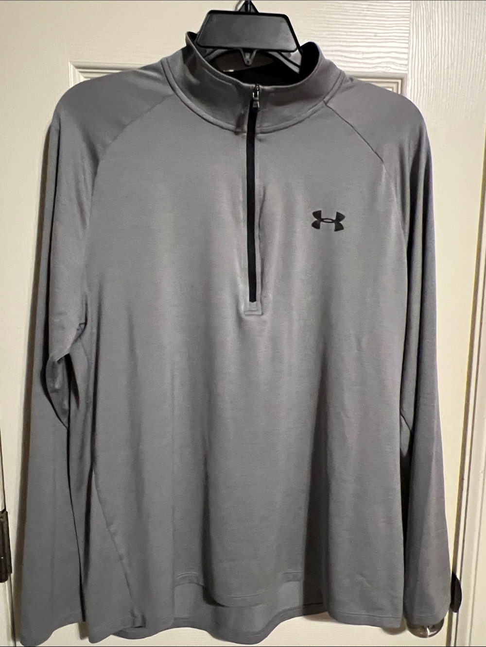 Under Armour Light Gray Athletic Pullover Tee